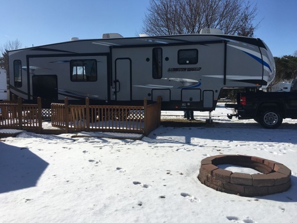 Move in day for the new RV.