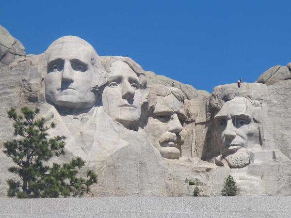 Mt Rushmore stop on the way to Yellowstone