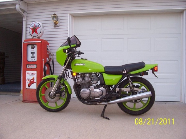 My 1978 Kawasaki KZ650C2. I have had since Nov. 1979.