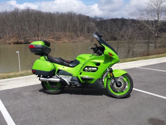 My 2000 Honda ST1100 after I had it painted.