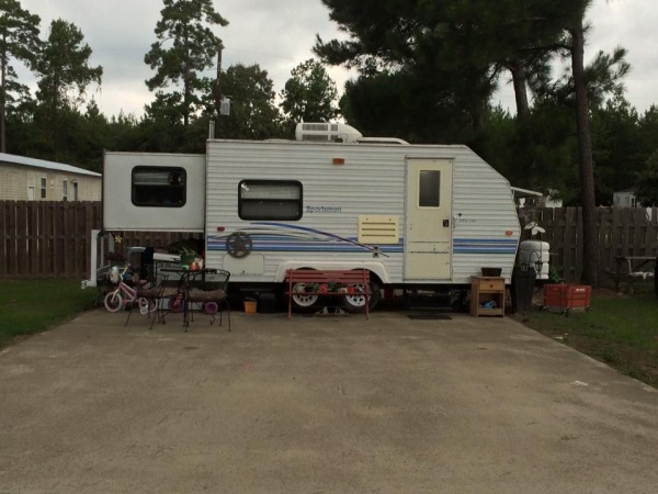 My first RV.  I think it was 15'?  It was so cozy!