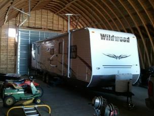 My new camper. 2011 Wildwood 29QBBS picked up 3/21/2012.