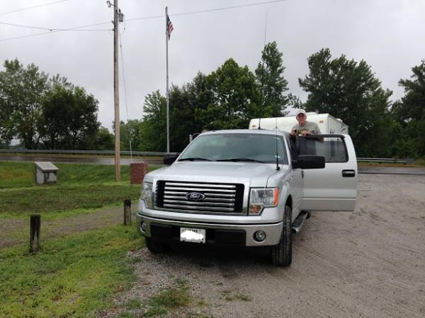 National Parks on the Air July 22, 2016.  Hubby is a ham radio enthusiast and we went to a lot of national parks and monuments to make contacts.