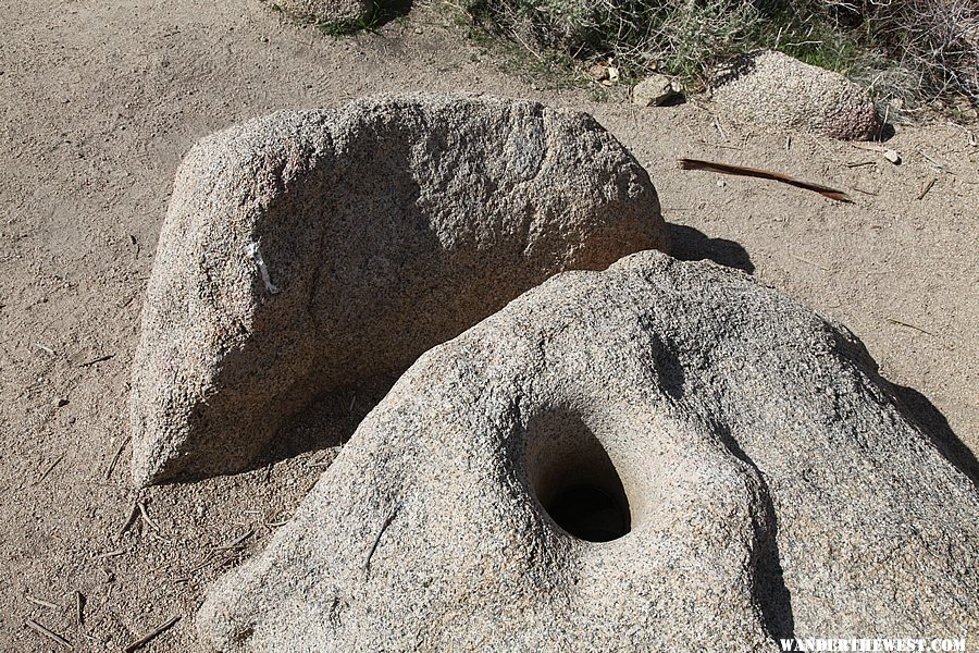 Native American grinding stone - Cottonwood Spring