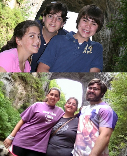 Natural Bridge then and now