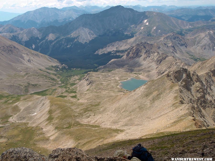 Near the Summit of Mount Harvard