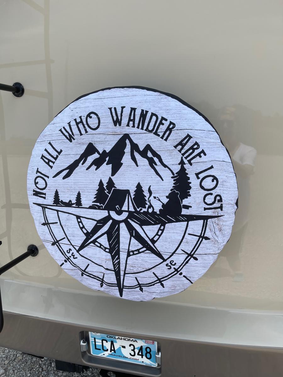 New spare tire cover, says it all.