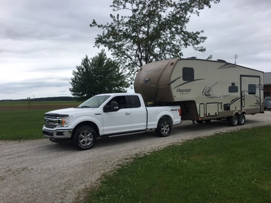 New truck before installing Timbrens