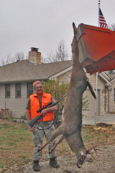 nice buck harvested on the last day of the season, 2011