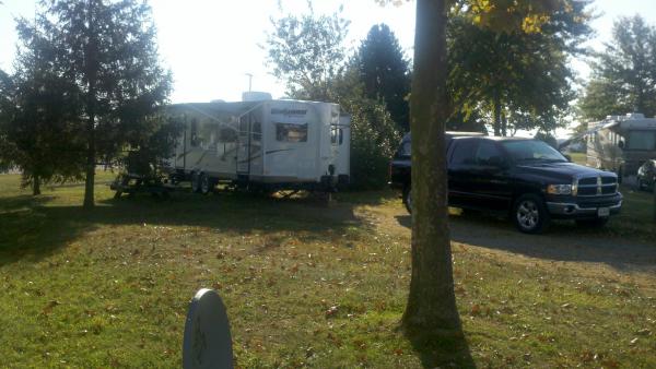 Nice camp site...#7 at Dover AFB Family Camp