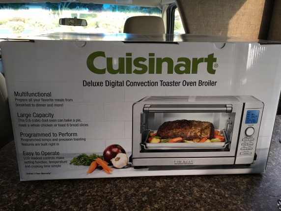 No oven?  NO PROBLEM!  Bought this little gem on sale at Costco for $79.  Uber Super Convection/Broiler/Toaster/Oven.  Cooked our Thanksgiving turkey 