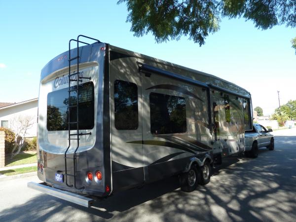 Not even 2 weeks after our 10-hour campout in Lucy, she's being picked up by the dealer for all of the repairs to be done... hopefully to be returned 