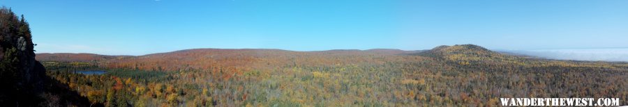 Oberg Lake Overlook Panorama