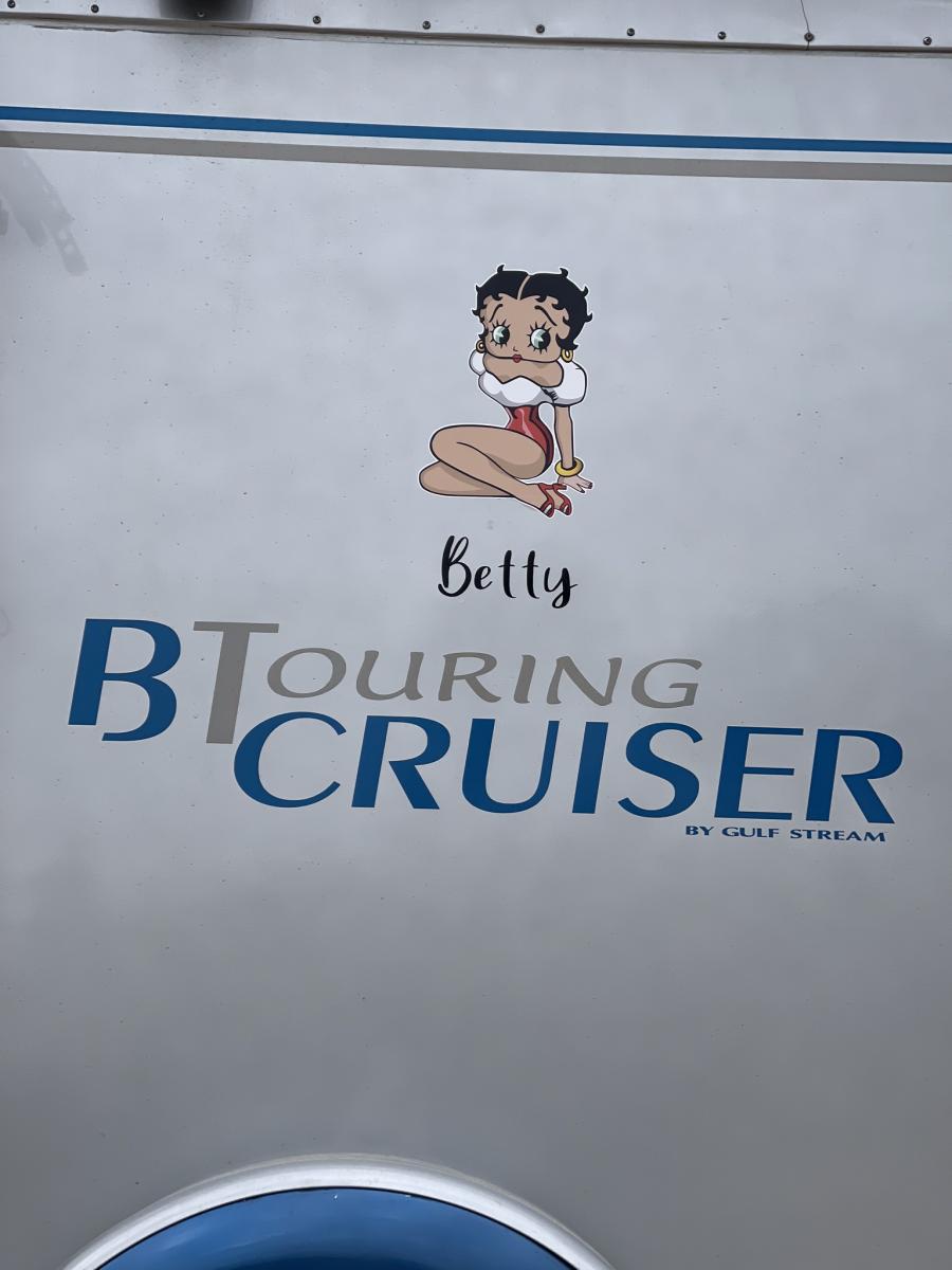 Official naming - BETTY....a play on words of BT (cruiser) and a combination of the middle names of my dear godmothers who passed away last year....I 