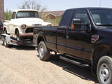 Old Chevy on the back of my 250 in AZ.