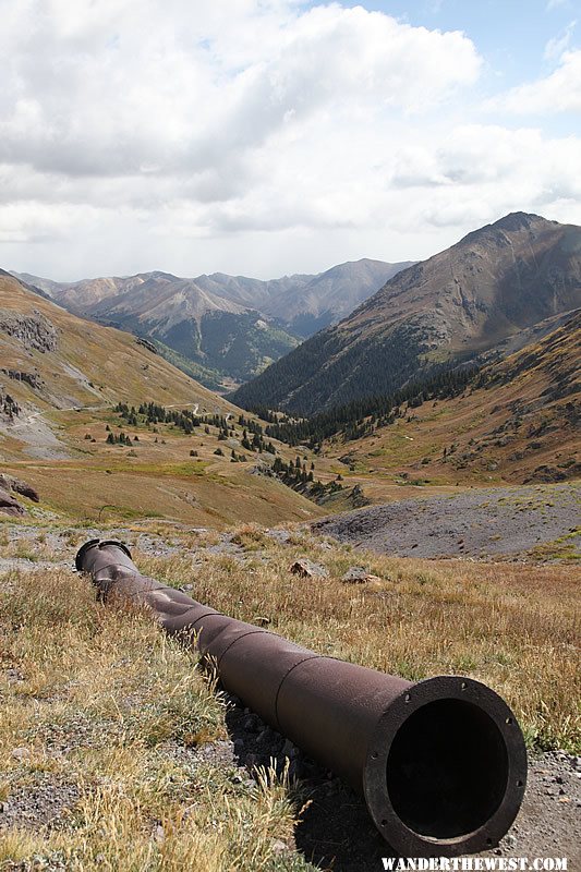 Old pipe section - Cinnamon Pass