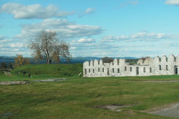 Old Rev war fort next to Crown Point campground