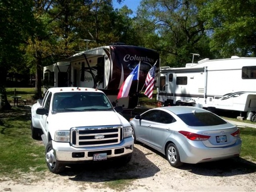 Omega Farms RV Park.  Nice and shady!