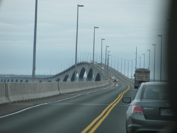 On the Confederation Bridge to P.E.I.