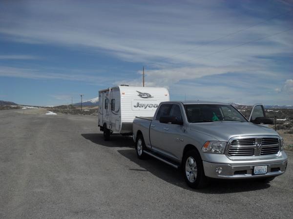 On the road - someplace in the middle of nowhere - US-93 eastern Nevada