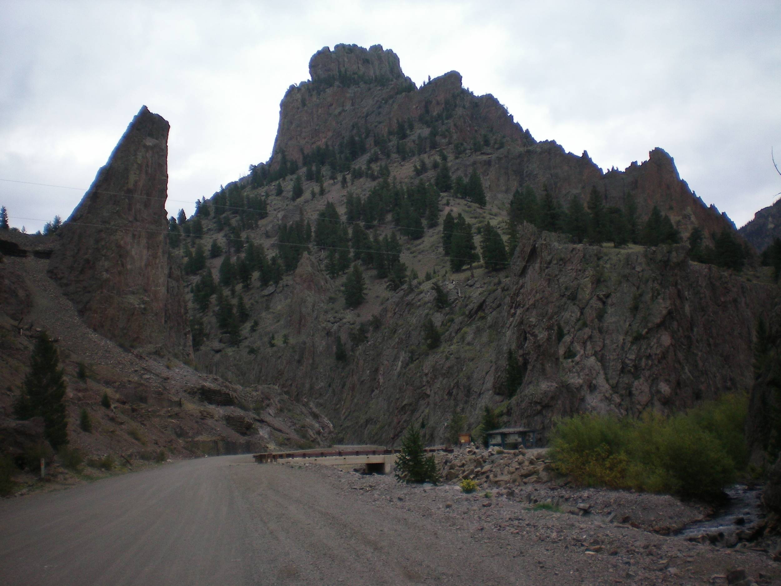 On the way to the Last Chance Mine via the Bachelor Senic Loop Drive.