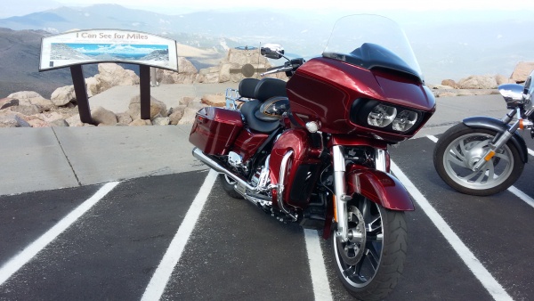 On top of Mt Evans in Colorado.