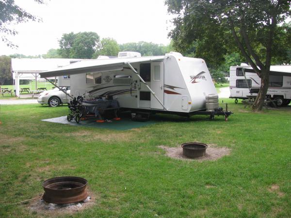 One of our favourite campgrounds North of Kingston, Ontario.