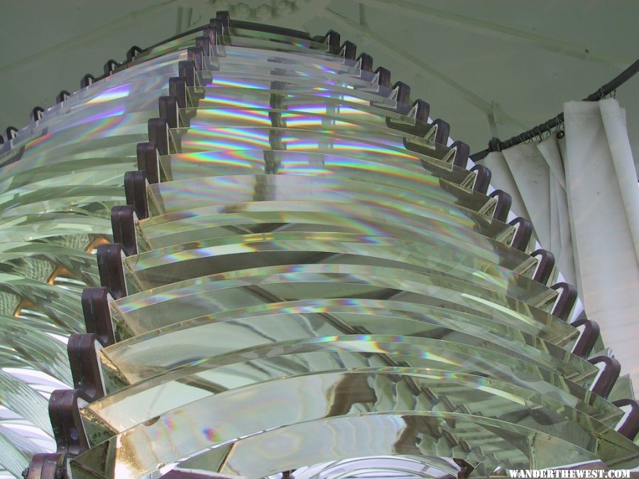 one of the few fresnel lens you can examine up close