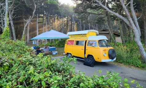 Our 1976 VW Bus Riviera "Weekender" ("Penthouse" top)