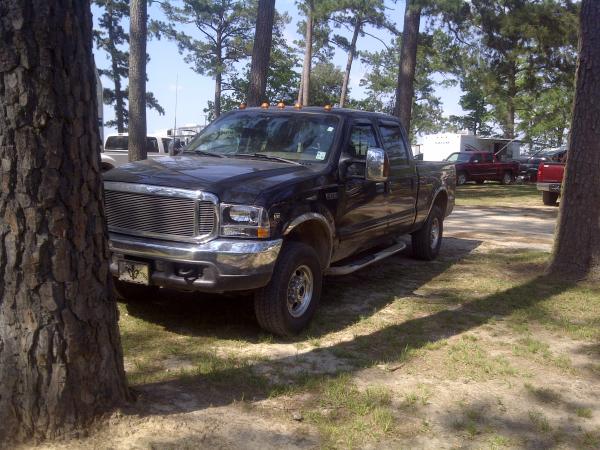 Our 2001 Ford F-250 4X4 6.8L V10 Triton. As my wife calls it the BEAST. Not sure why.