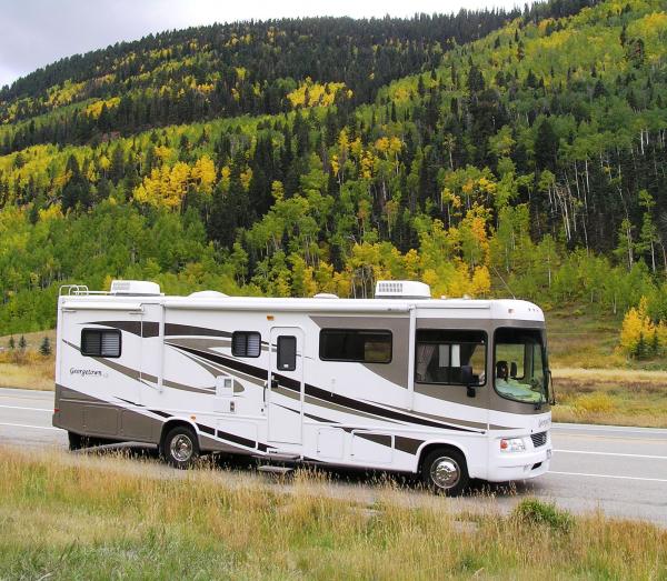 Our 2007 Georgetown 315 near Cascade Village US 550 north of Durango , Colorado.