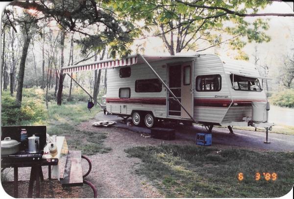 Our 3rd camper-24 ft. 1979 Fleetwood Cimarron BH used from 1988-92