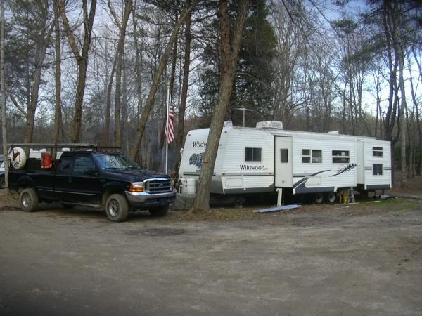 Our camp at Vein Mt NC