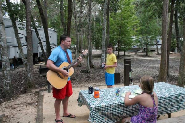 our campsite 1904