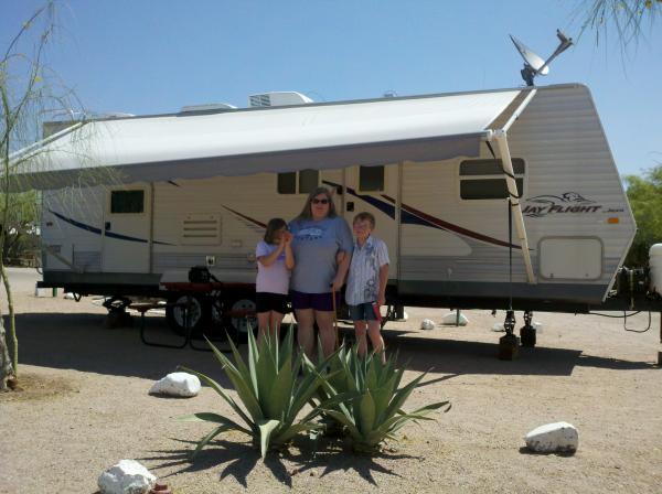 Our first leg and the main purpose of the trip was to visit my grandmother, aunt & cousins in the Mesa area to pay tribute and memoriam to my father. 