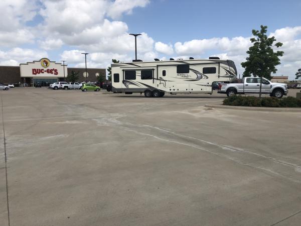 Our first travel trip! Bucee's in Terrell!