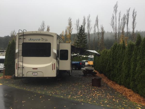 Our home for the winter, Pedder Bay on Vancouver Island