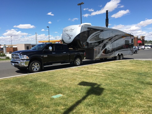 Our new 2017 Cedar Creek 34re Touring Edition and 2015 Ram 2400 Hemi 6.4