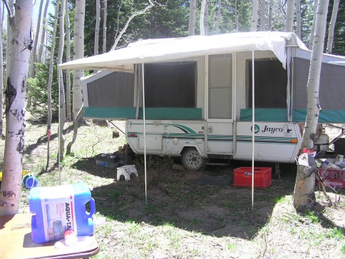 Our old pop up camper