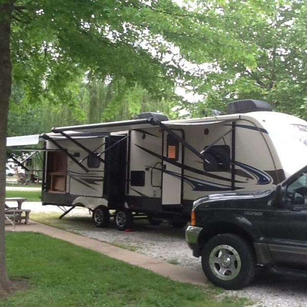 Our rig and its mighty power plant. The excursion, the King of SUV.