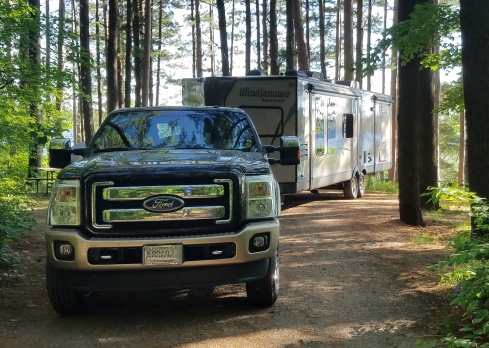 Our rig at the campsite. 

20180629 135234