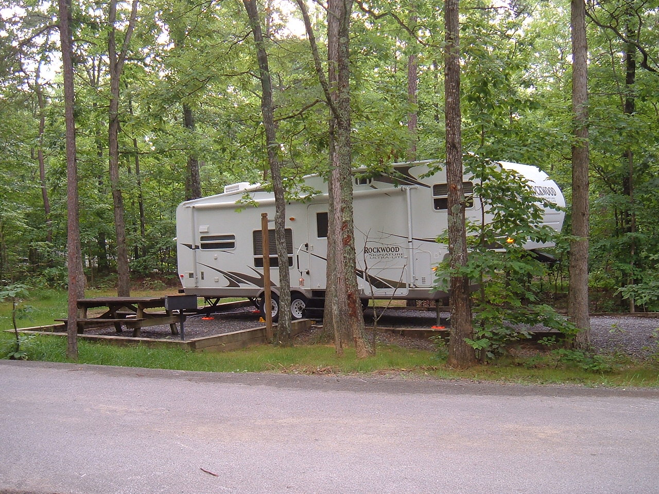 Our site at Cloudland Canyon SP