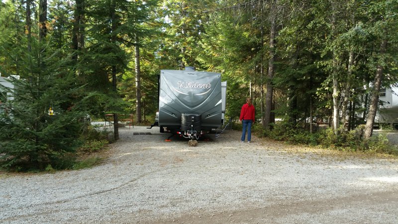 Our site at the Little Diamond Lake, KOA/Thousand Trails campground