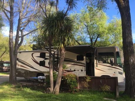 Our spot at Santa Cruz Ranch RV