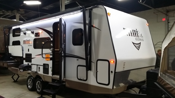 Our trailer at the RV show