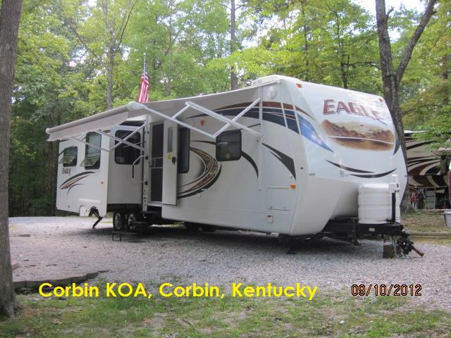 Our Unit at Corbin KOA, Corbin, Kentucky