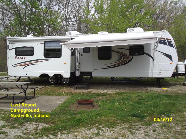 Our Unit at Last Resort Campground, Nashville, IN