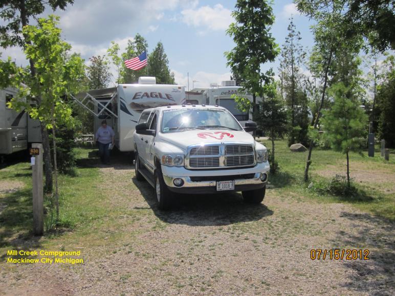 Our Unit at Mill Creek Campground