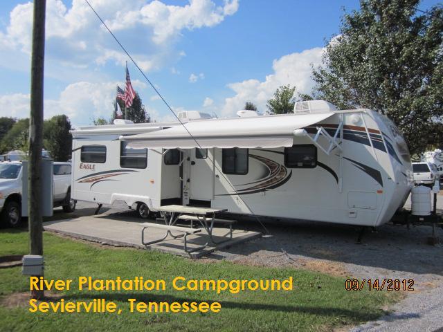 Our Unit at River Plantation Campground, Sevierville, TN