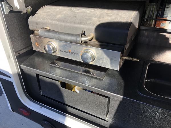 OUTDOOR KITCHEN INDUCTION COOKTOP STILL FITS 22" BLACKSTONE ON TOP